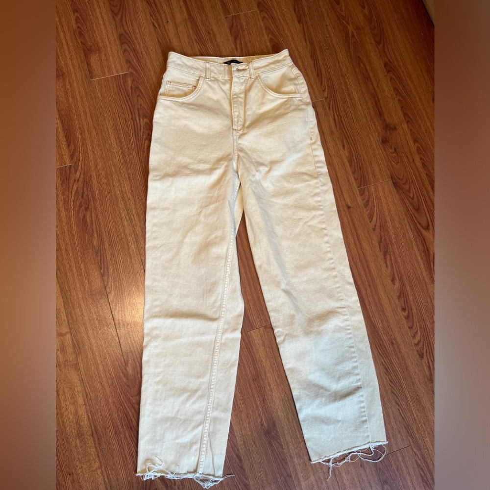 RV Cream High Rise Jeans